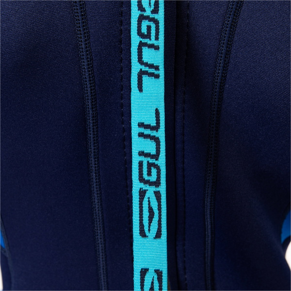 2026 Gul Junior G-Force Natur 3/2mm Back Zip Shorty Wetsuit GF3307-NABL - Navy / Blue